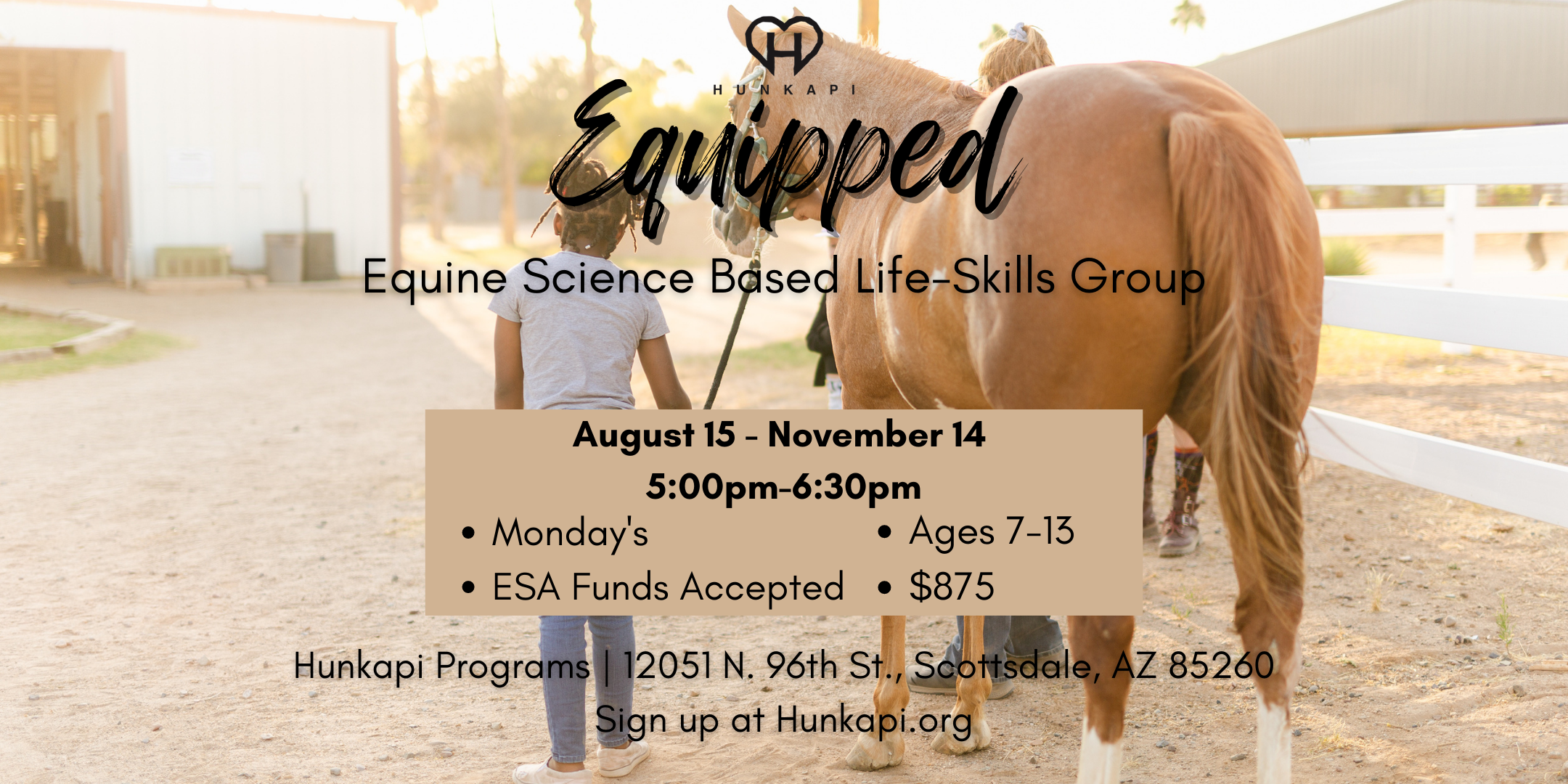 Equipped - Equine Science Based Life-Skills Group
